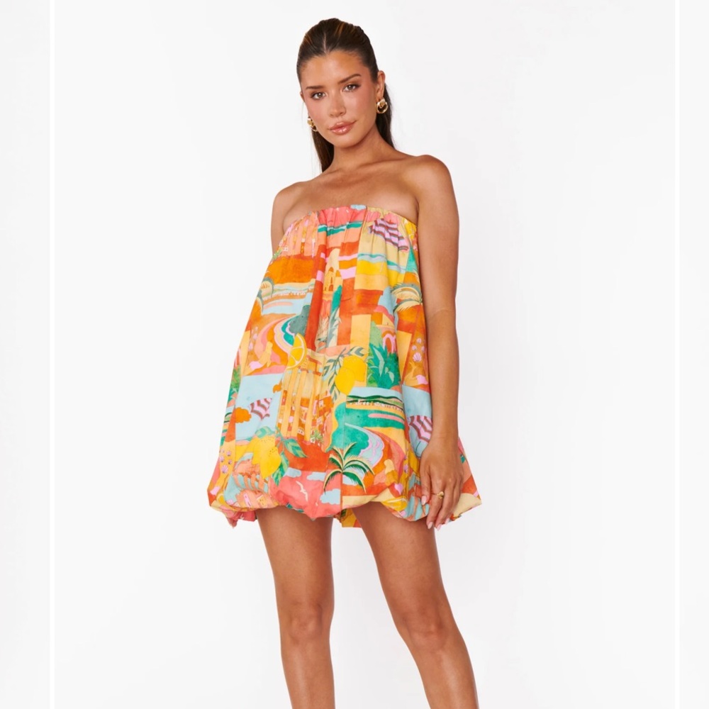 Show Me Your Mumu Beverly Bubble Mini Dress